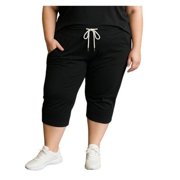 Specialmagic Activewear Capris Sweatpants Size 3XL Drawstring Waist Side Pockets - Picture 1 of 9